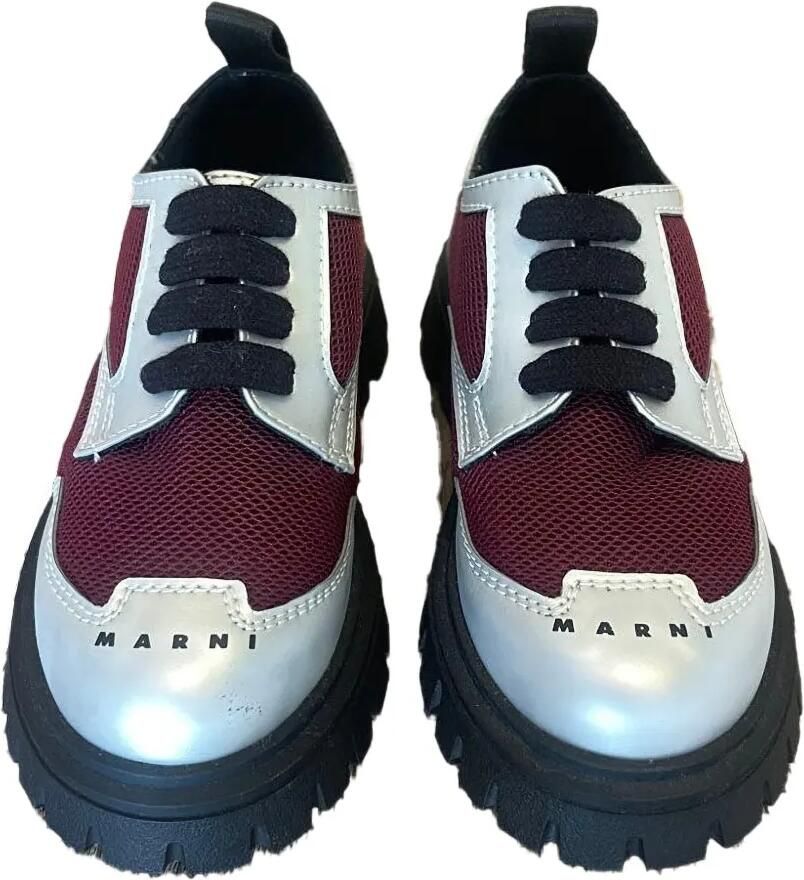 Marni Kids Derbyschoenen met vlakken Zilver - Foto 2