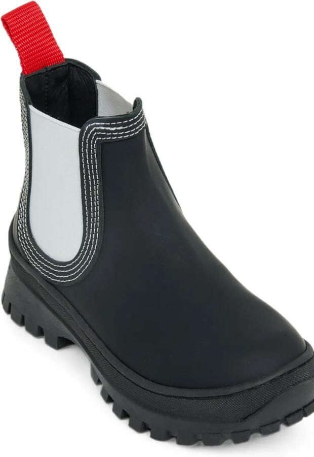 Marni Kids Enkellaarzen met logopatch Zwart - Foto 2