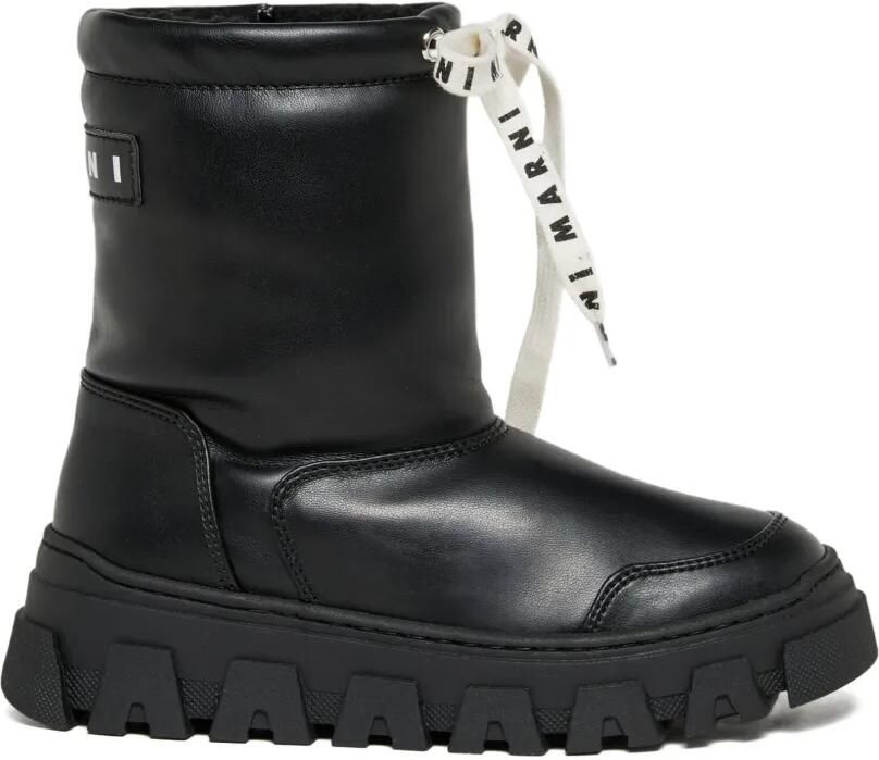 Marni Kids Enkellaarzen met veters Zwart - Foto 4