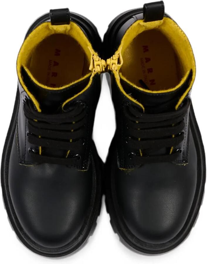 Marni Kids Laarzen met logoprint Zwart - Foto 3