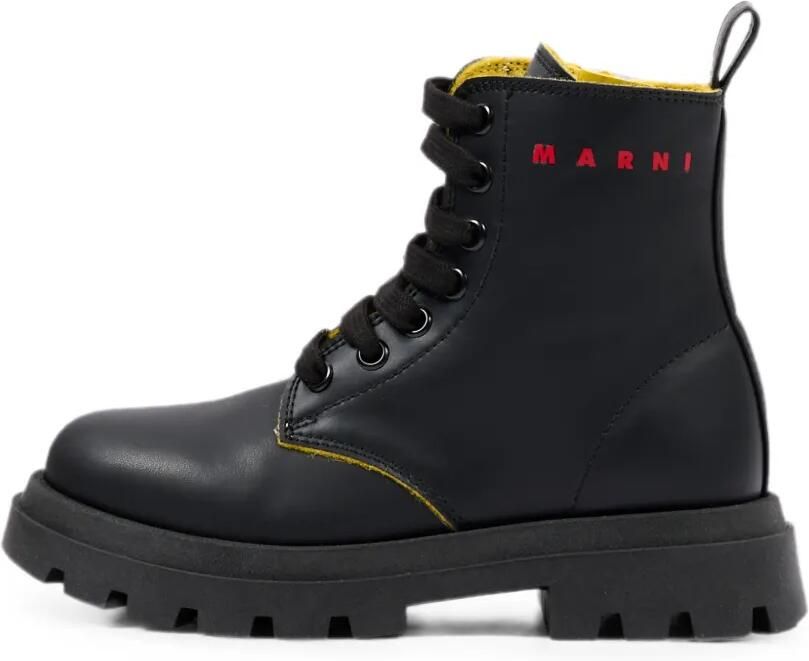 Marni Kids Laarzen met logoprint Zwart - Foto 5