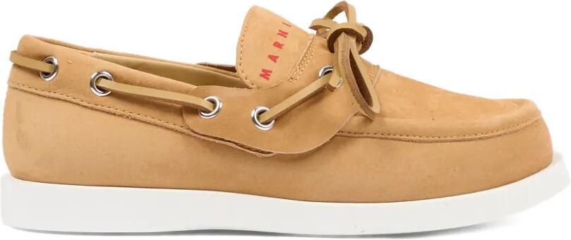 Marni Kids Loafers met veters Beige