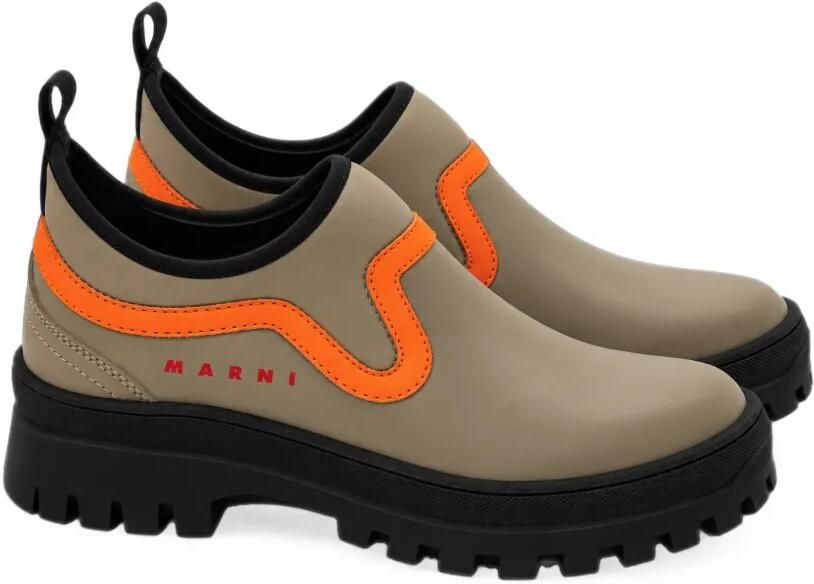 Marni Kids Sneakers met vlakken Groen