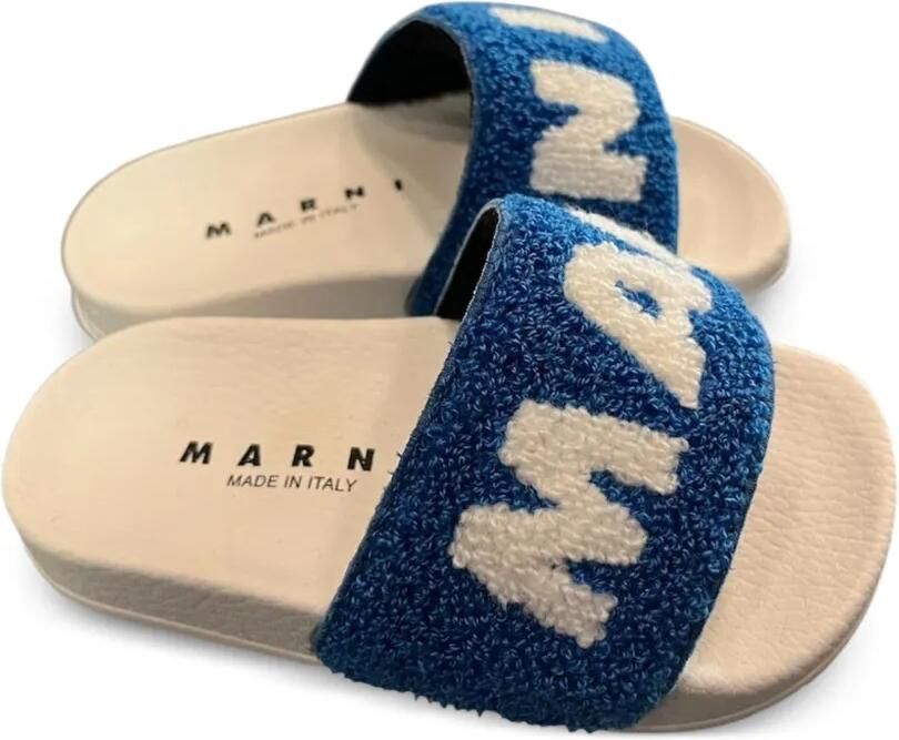 Marni Kids logo slides Blauw