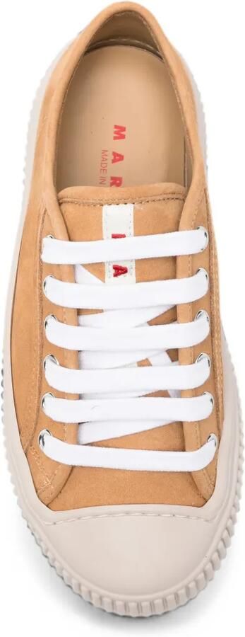 Marni Kids Pablo sneakers met chunky zool Bruin - Foto 3