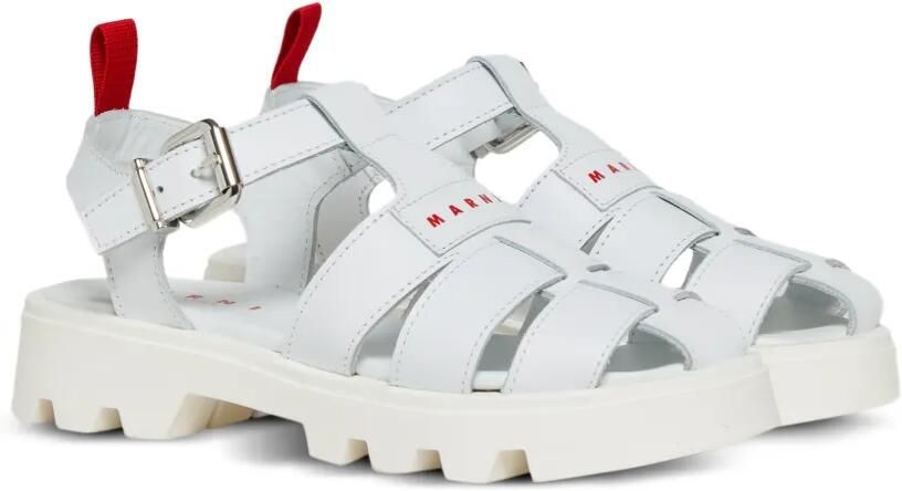 Marni Kids Sandalen met gesp Wit