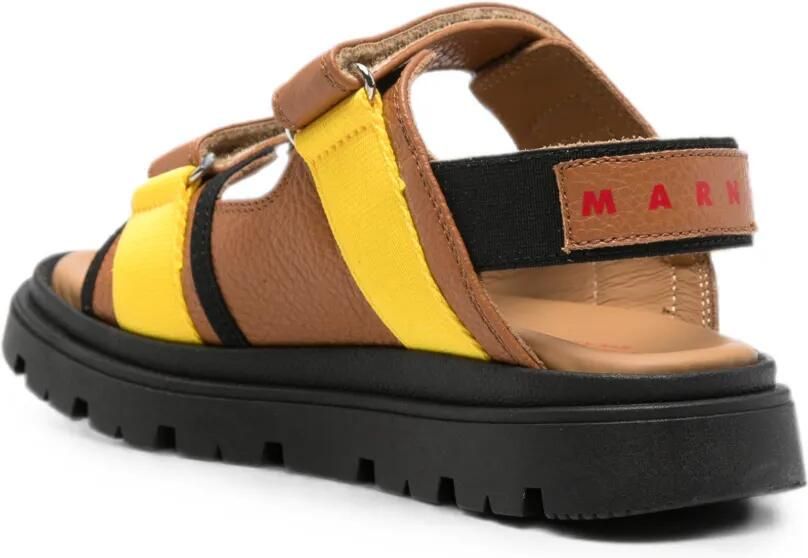 Marni Kids Sandalen met klittenband Bruin - Foto 2