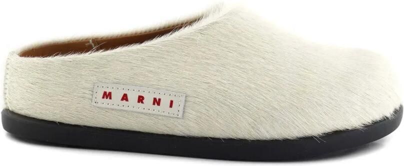 Marni Kids Sandalen met logo Beige