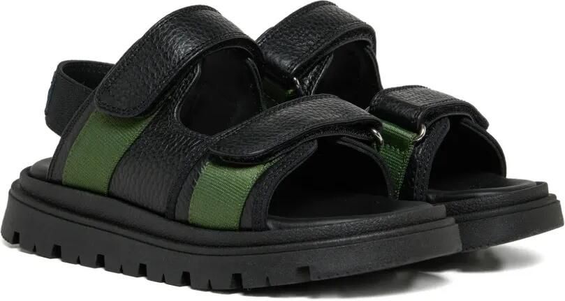 Marni Kids Sandalen met logo Zwart