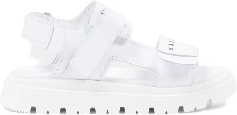 Marni Kids Sandalen met logobandje Wit - Foto 4
