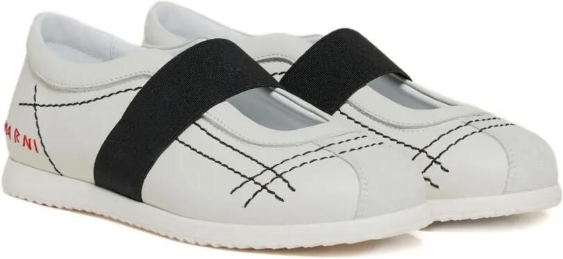 Marni Kids Sneakers met stiksels Grijs