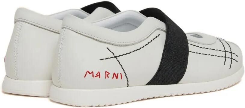Marni Kids Sneakers met stiksels Grijs - Foto 3