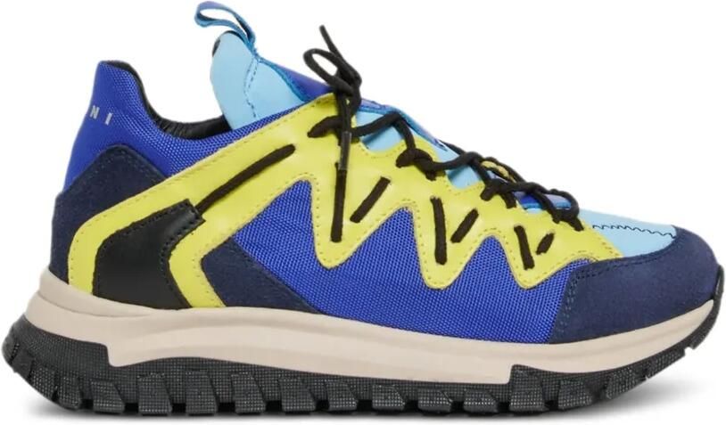Marni Kids Sneakers met vlakken Blauw