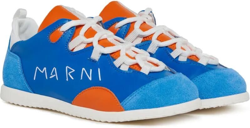 Marni Kids Sneakers met vlakken Blauw