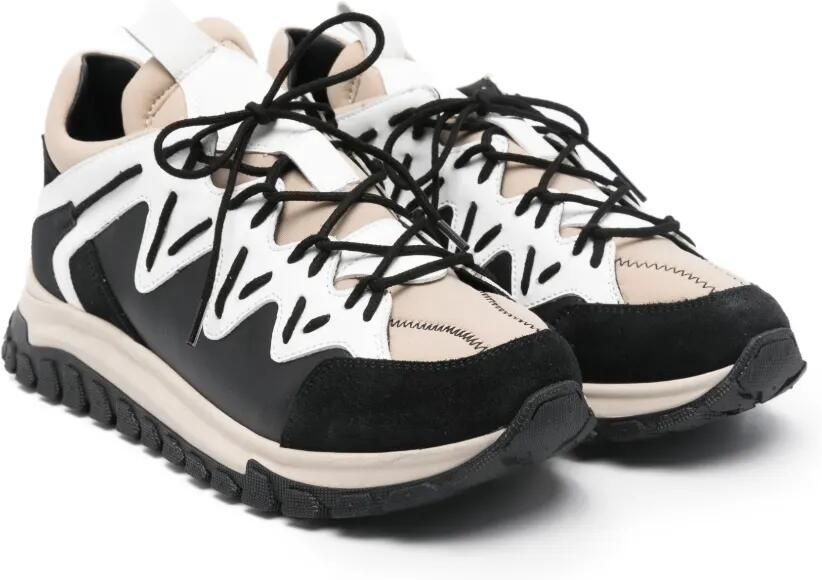 Marni Kids Sneakers met vlakken Zwart