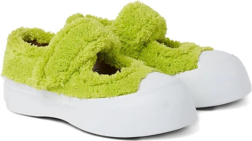 Marni Leren ballerina's Groen - Foto 3