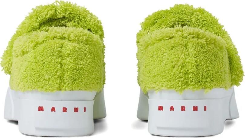 Marni Leren ballerina's Groen - Foto 2