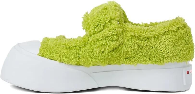 Marni Leren ballerina's Groen - Foto 4