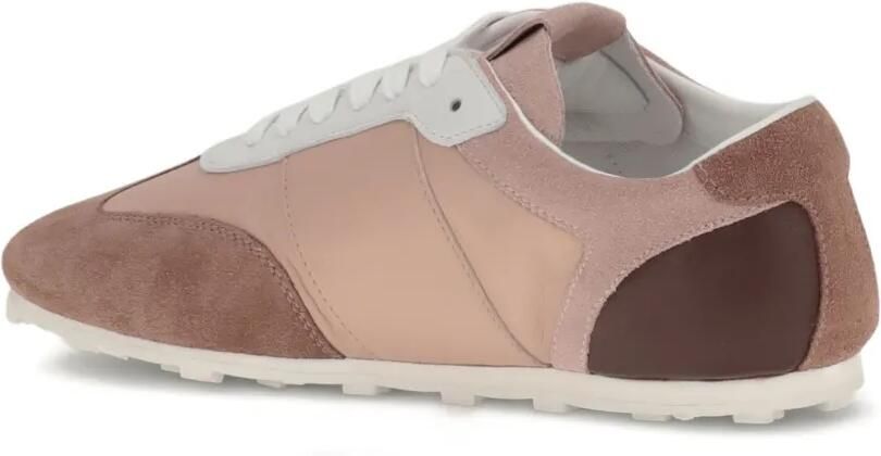 Marni Leren en suède Softy Soccer sneakers Roze - Foto 2