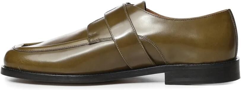 Marni Leren loafers Groen - Foto 3