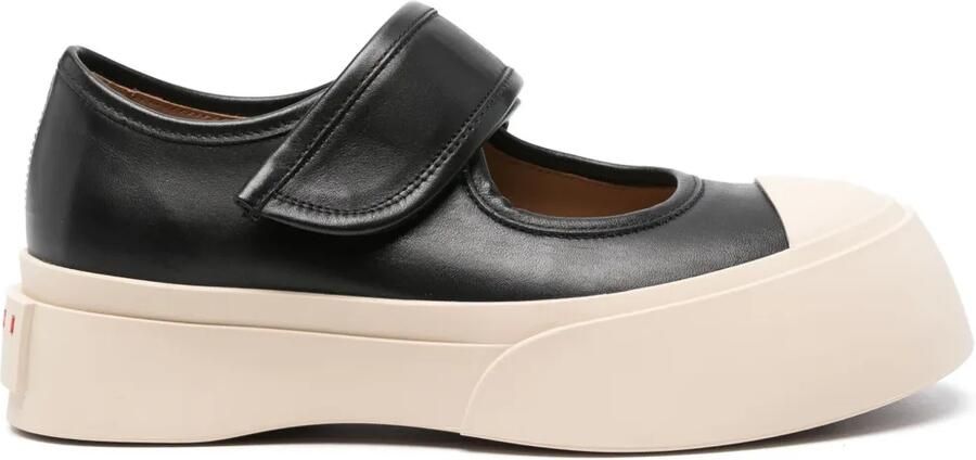 Marni Mary Jane ballerina's Zwart
