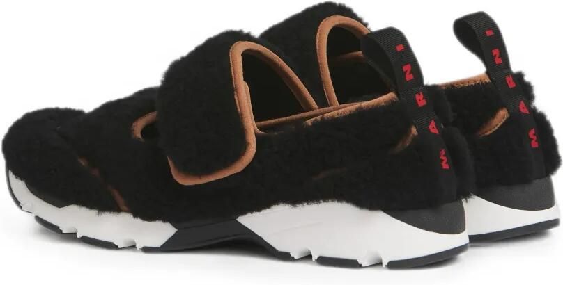 Marni Mary Jane lammy hardloop sneakers Zwart - Foto 4