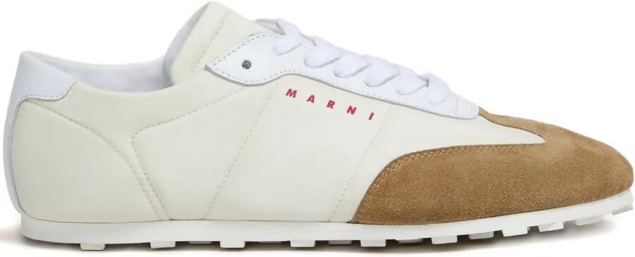Marni Nylon Softy Soccer sneakers Wit