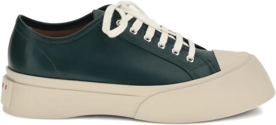 Marni Pablo leren sneakers Groen
