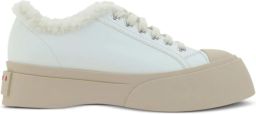Marni Pablo low-top sneakers met lammy afwerking Wit