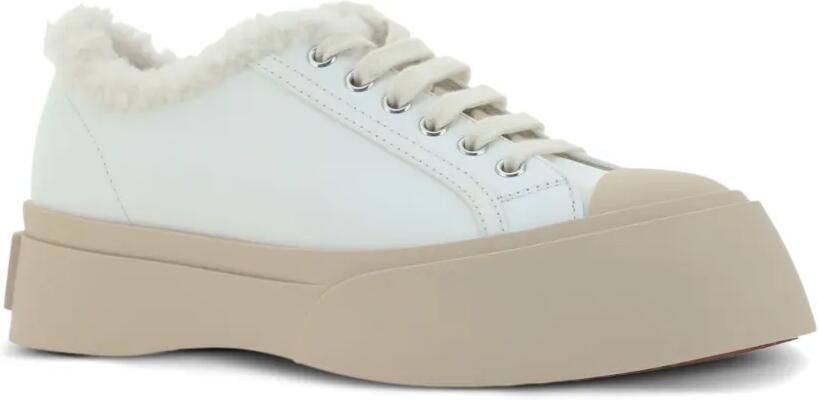 Marni Pablo low-top sneakers met lammy afwerking Wit - Foto 4
