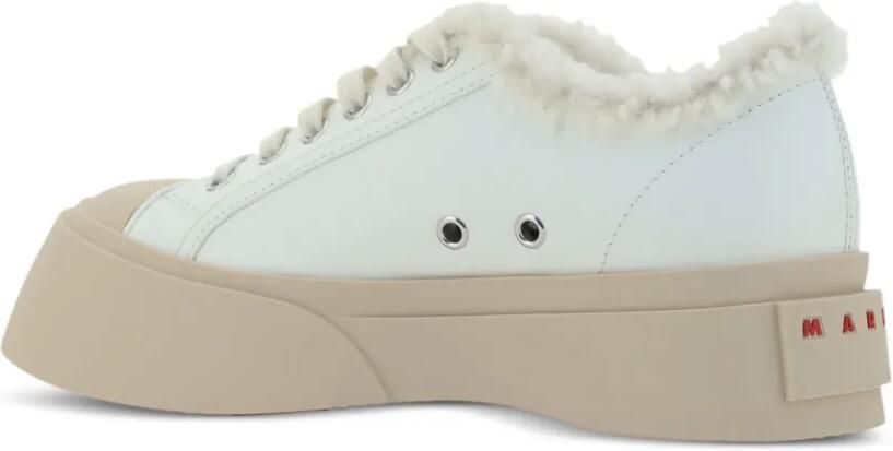 Marni Pablo low-top sneakers met lammy afwerking Wit - Foto 2