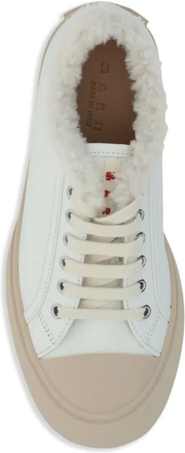 Marni Pablo low-top sneakers met lammy afwerking Wit - Foto 3