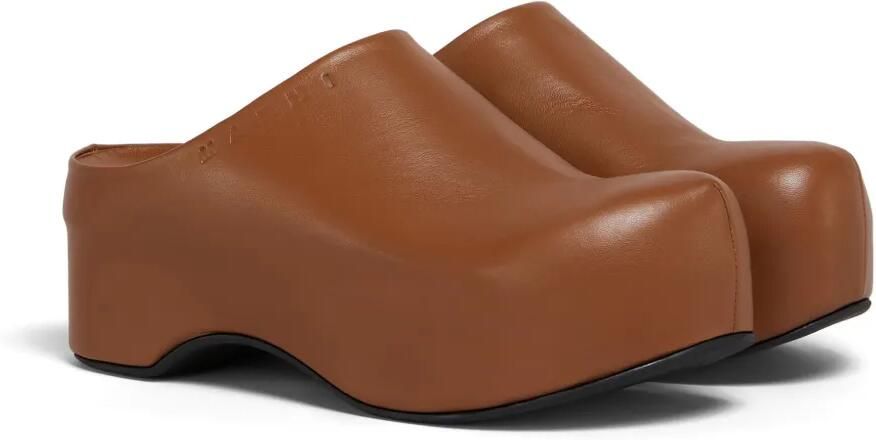 Marni Sabot muiltjes met platform Bruin - Foto 4