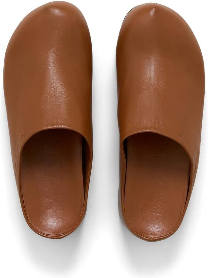 Marni Sabot muiltjes met platform Bruin - Foto 2
