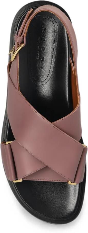 Marni Sandalen met gekruiste bandjes en gespen Roze - Foto 3