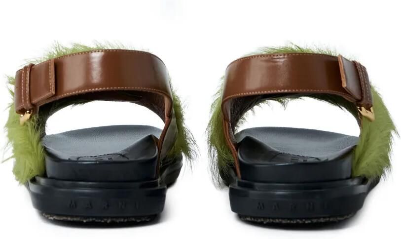 Marni Sandalen met verstelbare gesp Groen - Foto 3