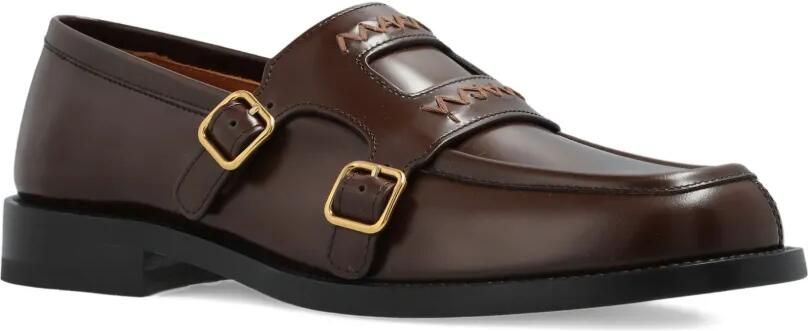 Marni Schoenen met geborduurd logo Bruin - Foto 5