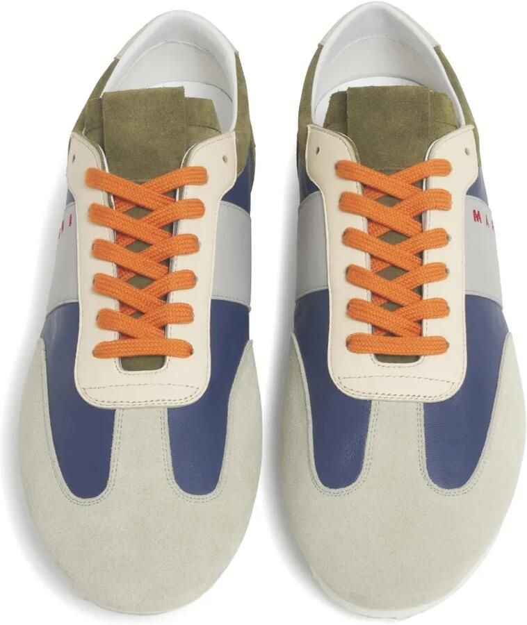 Marni Sneakers met suède afwerking en vlakken Beige - Foto 2