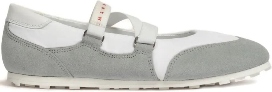Marni Soccer Retro ballerina sneakers Grijs