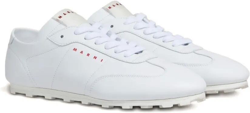 Marni Softy Soccer nappa leren sneakers Wit - Foto 3