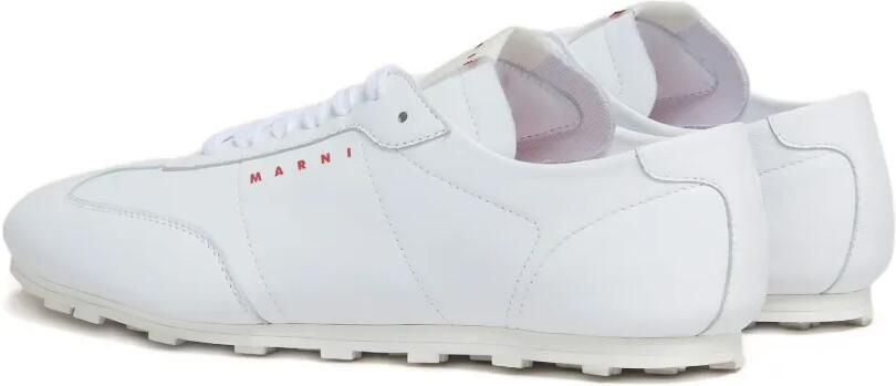 Marni Softy Soccer nappa leren sneakers Wit - Foto 4