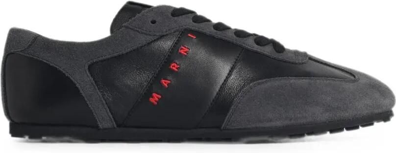 Marni Softy Soccer sneakers met vlakken Grijs