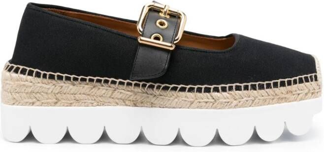 Marni Mary Jane canvas espadrilles Zwart