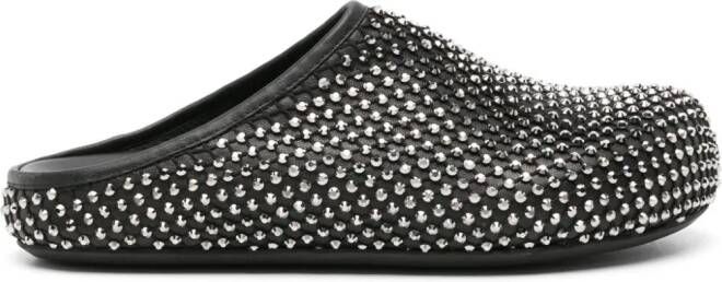 Marni Slippers verfraaid met stras Zwart