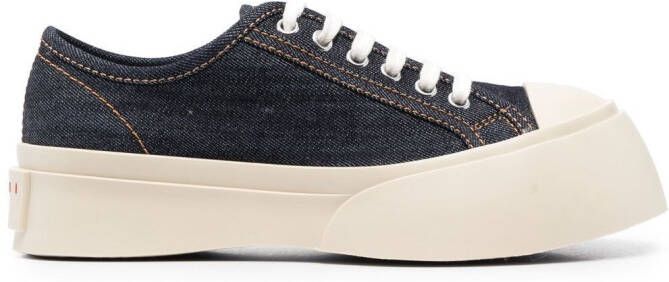 Marni Pablo denim sneakers Blauw