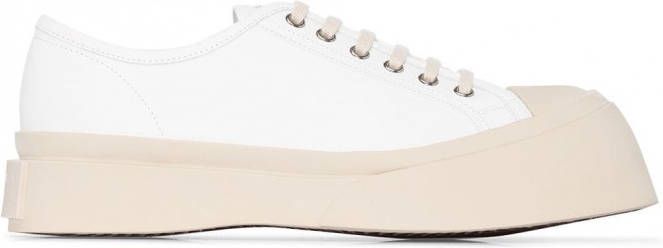 Marni Pablo leren sneakers Wit