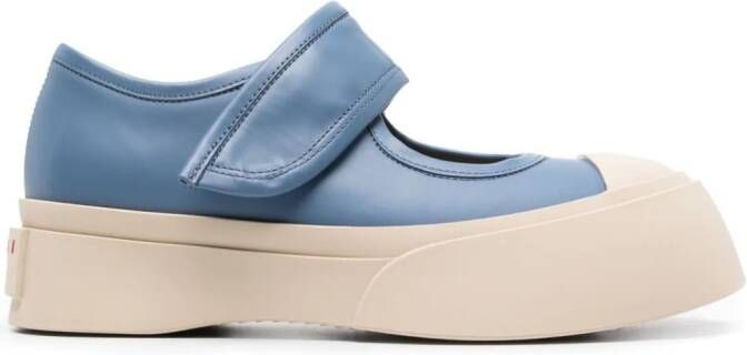 Marni panelled Mary Jane sneakers Blauw