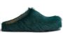 Marni Fussbet Sabot slippers met kalfshaar Groen - Thumbnail 1