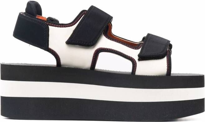 Marni Sandalen met plateauzool Wit