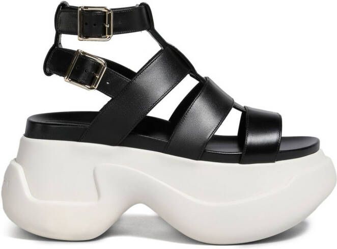 Marni Sandalen met plateauzool Zwart